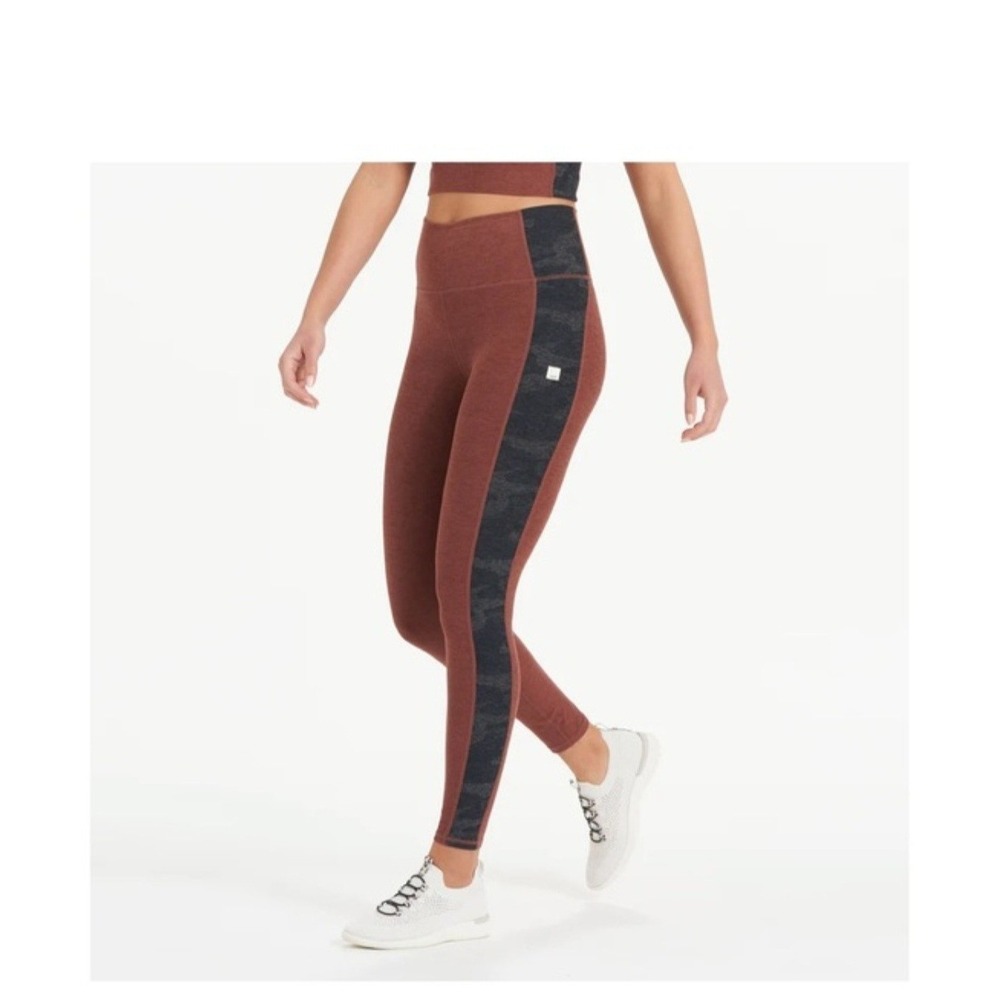 Vuori leggings Women's Large Burnt Orange/gray Ankle Sports